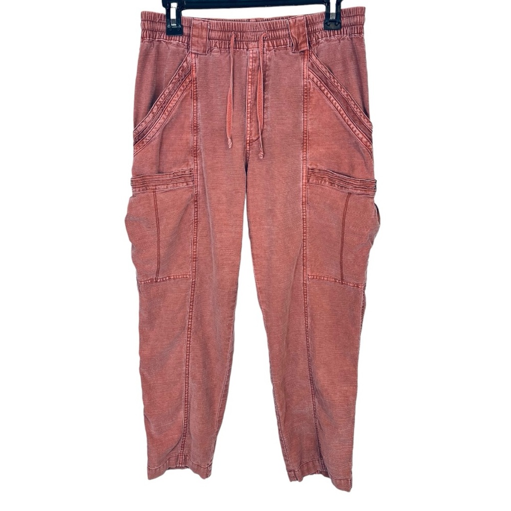Anthropologie Angela Cropped Cargo Utility Pants